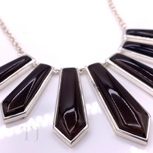 Load image into Gallery viewer, Smoky Quartz Stone Necklace in Sterling Silver