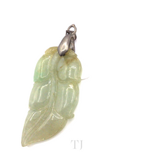Load image into Gallery viewer, Burmese Natural Jade Lead Figure Pendant with silver bail