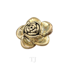 Load image into Gallery viewer, Sterling Silver Rose Pendant