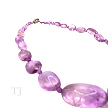 Load image into Gallery viewer, Amethyst graduated style necklace