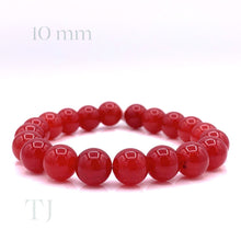 Загрузить изображение в средство просмотра галереи, Red Quartz Bracelet (Dyed)