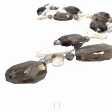 Cargar imagen en el visor de la galería, Smoky Quartz & Pearl Necklace