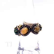 Load image into Gallery viewer, Fire Opal Ring in Sterling Silver