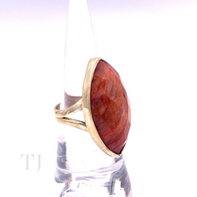 Cargar imagen en el visor de la galería, Indian Ruby Oval Cut Ring in Sterling Silver