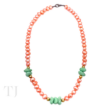 Load image into Gallery viewer, Freshwater Orange Pearl Necklace