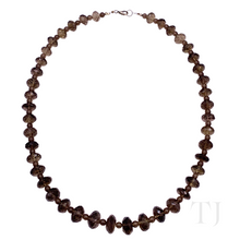 Load image into Gallery viewer, Smoky Quartz Faceted Bead Necklace