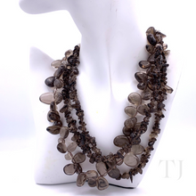 Load image into Gallery viewer, Smoky Quartz Chip and Nugget Necklace