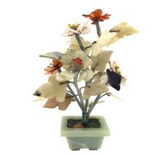 Cargar imagen en el visor de la galería, Multi Gemstones Tree with Jade Base (Medium)