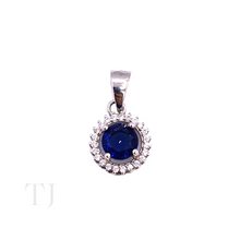 Load image into Gallery viewer, Doublet Sapphire Round Shape Jewelry Set