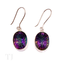 Load image into Gallery viewer, Mystic Topaz Oval Earrings in Sterling Silver