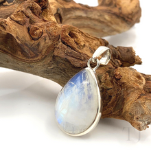 Load image into Gallery viewer, Moonstone Tear Drop Pendant in Sterling Silver