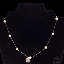 Load image into Gallery viewer, Pearl Necklace in Sterling Silver
