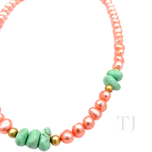 Load image into Gallery viewer, Freshwater Orange Pearl Necklace