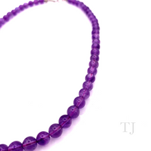 Load image into Gallery viewer, High Quality Amethyst bead necklace