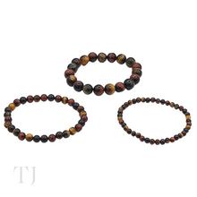 Cargar imagen en el visor de la galería, Mixed Tiger's Eye Bracelet