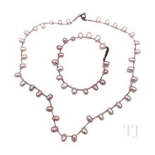Load image into Gallery viewer, Freshwater Pearl Necklace & Bracelet Set