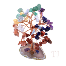 Cargar imagen en el visor de la galería, Sky view of Tree of Life with 7 chakras stones