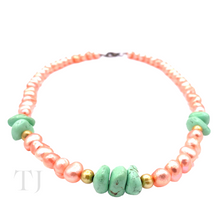 Load image into Gallery viewer, Freshwater Orange Pearl Necklace