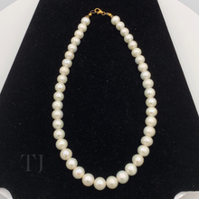 Load image into Gallery viewer, Freshwater Pearl Necklace in Sterling Silver (Gold Coated)