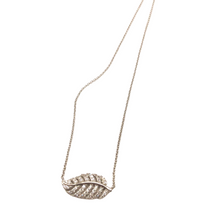 Загрузить изображение в средство просмотра галереи, sterling silver leaf Necklace