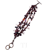 Load image into Gallery viewer, garnet gemstone bracelet