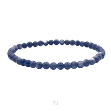 将图片加载到图库查看器,Silver Sheen Obsidian Bead Bracelet