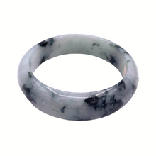 Load image into Gallery viewer, Burmese White Jade Bangle Bracelet
