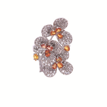 Load image into Gallery viewer, Citrine Ring with Diamonquie In Sterling Silver