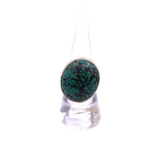 Load image into Gallery viewer, Green Turquoise Ring In sterling silver