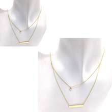 Cargar imagen en el visor de la galería, Sterling silver Necklace with gold coated