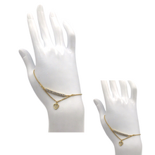 Load image into Gallery viewer, Sterling Silver Bracelet with gold coated