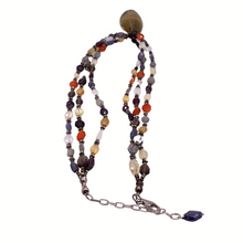 Load image into Gallery viewer, Multi Color Tourmaline Necklace In Sterling Silver