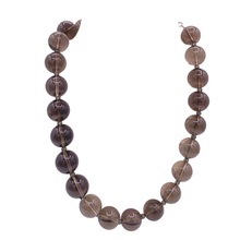 Load image into Gallery viewer, Smoky quartz Necklace in Sterling Silver