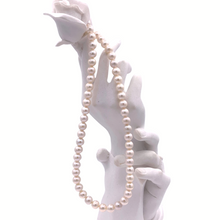 Load image into Gallery viewer, Fresh water pearl Necklace with sterling silver