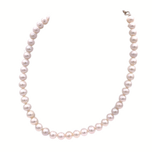 Load image into Gallery viewer, Fresh water pearl Necklace with sterling silver