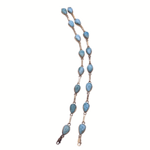Load image into Gallery viewer, Larimar Bracelet In Sterling silver with Tear drop Shape