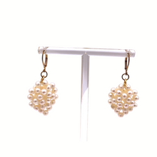 Load image into Gallery viewer, Pearl Earrings In sterling silver with gold coated