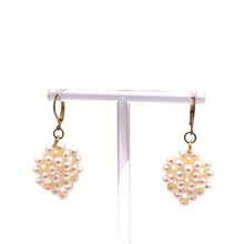 Load image into Gallery viewer, Pearl Earrings In sterling silver with gold coated