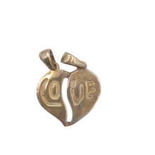 Загрузить изображение в средство просмотра галереи, Sterling Silver Pendant with heart Shape