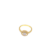 Cargar imagen en el visor de la galería, Gold coated ring in sterling silver