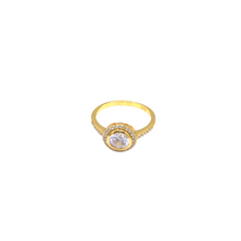 Cargar imagen en el visor de la galería, Gold coated ring in sterling silver