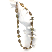 Load image into Gallery viewer, Labradorite Necklace with chips pendants