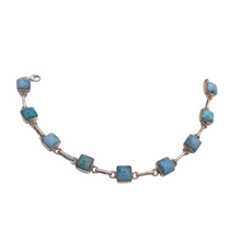 Load image into Gallery viewer, Larimar Bracelet In Sterling silver