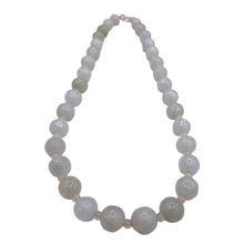 Load image into Gallery viewer, Front view of Burmese Jade bead necklace