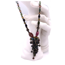 Load image into Gallery viewer, Multi - Colored Tourmaline Necklace in Sterling Silver