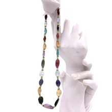 Load image into Gallery viewer, Multi-Colored Tourmaline Necklace In sterling silver