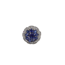 Load image into Gallery viewer, Sapphire Ring in Sterling Silver