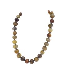 Load image into Gallery viewer, Agate Stone Necklace made with sterling silver