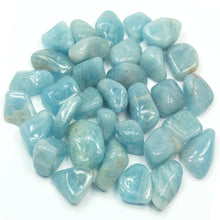 Load image into Gallery viewer, Aquamarine tumbled stones