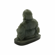 将图片加载到图库查看器,手工雕刻快乐佛玉像